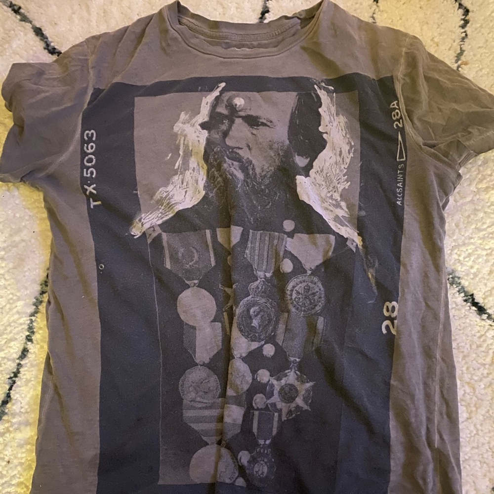 All Saints graphic logo tee